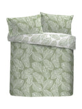 Matteo Fusion Green duvet cover and pillowcase set - British product
