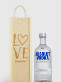 Absolut Vodka Personalised with Love Gift Box, imported from the UK