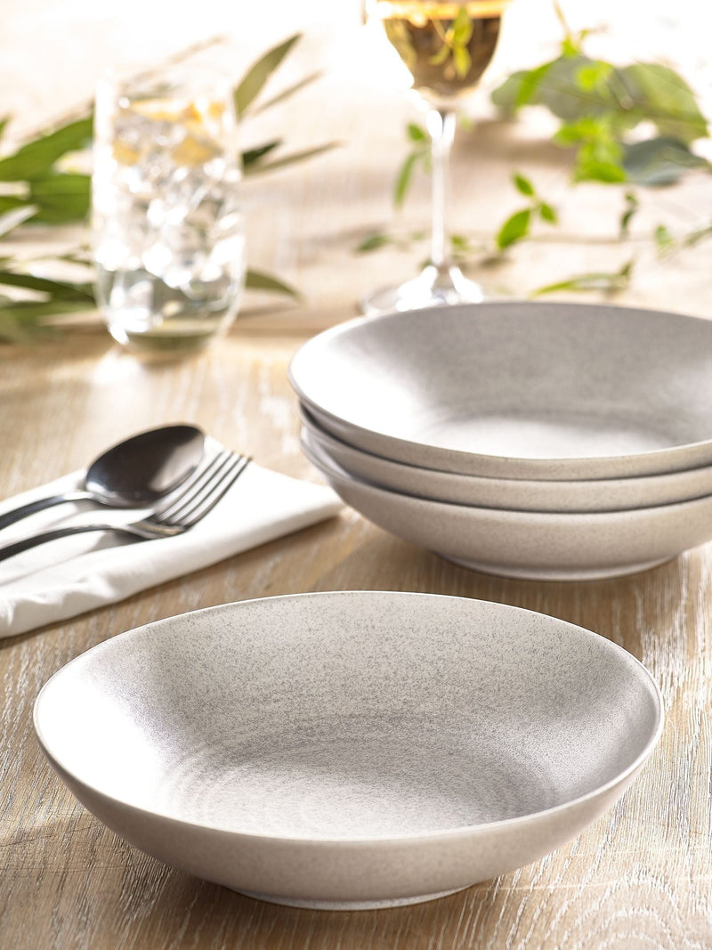 Kya stoneware pasta bowl set of 4 (British brand)