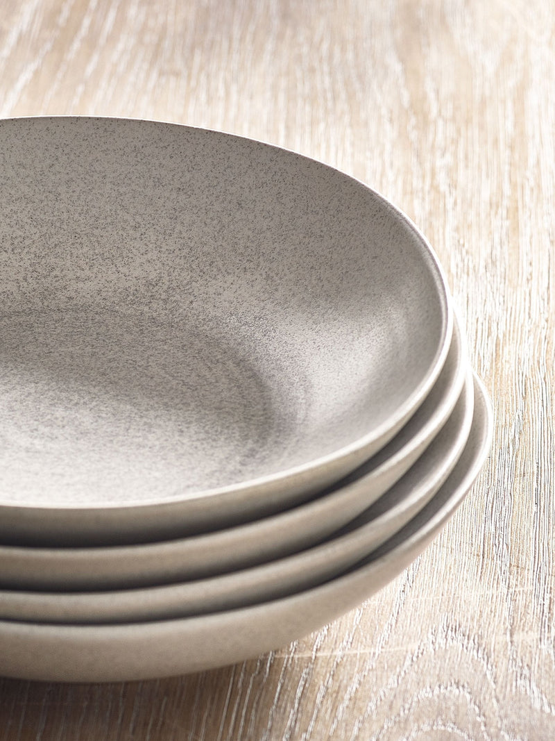 Kya stoneware pasta bowl set of 4 (British brand)