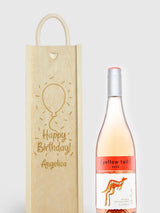 Gifted Drinks Personalised Rose Wine Gift Box