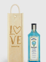 Bombay Sapphire Gin Personalised With Love Gift Box