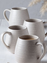 Kya Stoneware Coffee Mugs Set of 4 10cm Height