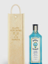 Bombay Sapphire Gin Personalised New Home Gift Box
