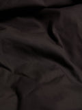 Black Cotton Rich Plain Duvet Cover and Pillowcase Set - British product