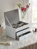 White Sloane jewellery box (British brand)