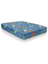 Bedlam Blue Kids Supersonic Fitted Sheet