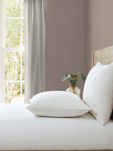 Lazy Linen White Washed Fitted Sheet