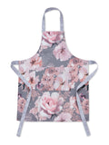 Catherine Lansfield Grey Dramatic Grey Floral 100% Cotton Apron
