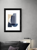 East End Prints Blue Abstract IV art print - British product