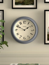 Jones Clocks French Navy Blue Venetian Moss Green Wall Clock 30.5cm Diameter