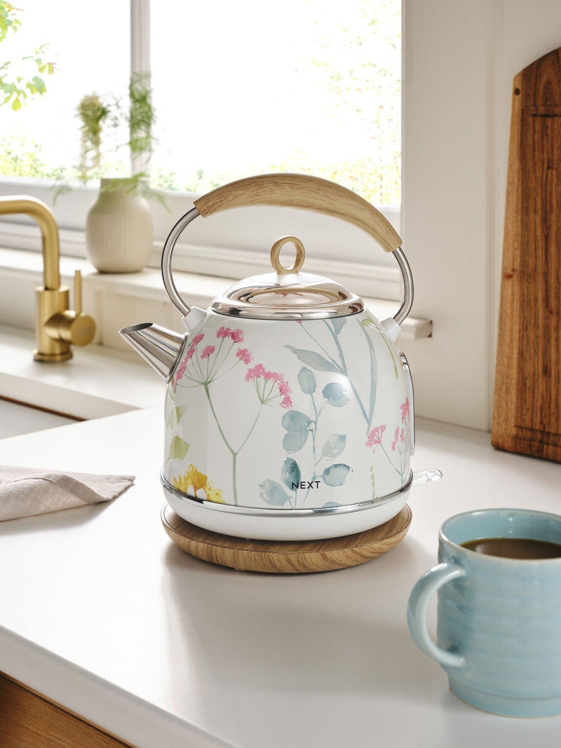 Multi Floral Malvern electric kettle 1.7 litre, imported from the UK