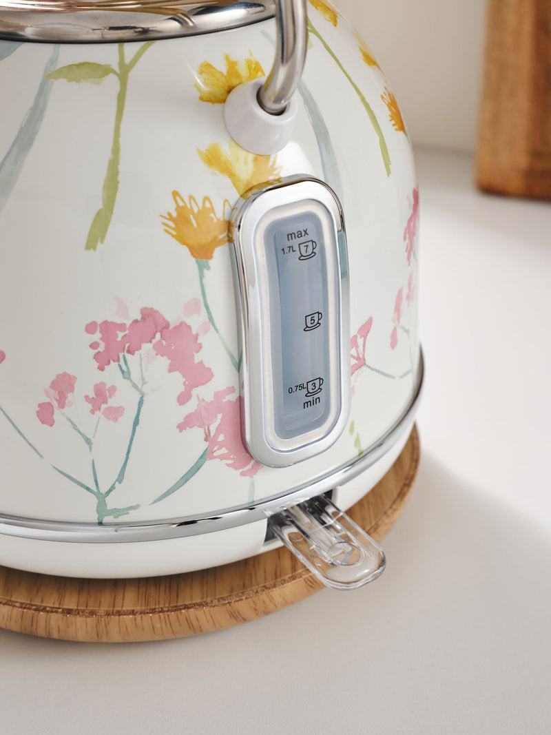 Multi Floral Malvern electric kettle 1.7 litre, imported from the UK