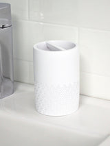 Showerdrape White Chantilly Bathroom Accessory Set