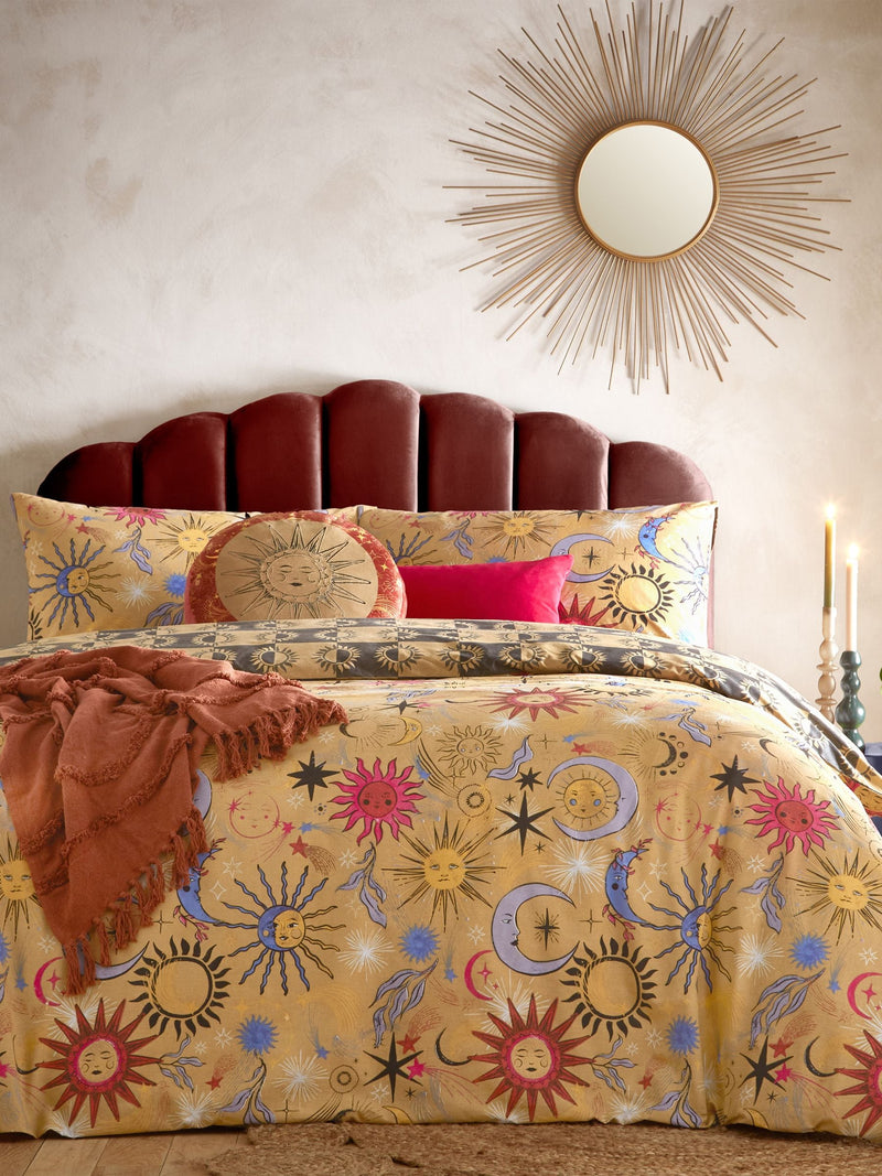 Ethereal Star reversible duvet cover and pillowcase set - British product
