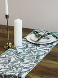 Avalon Home Green Oak 100% Cotton Table Runner