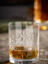 Loveabode Personalised Est. & Name Crystalite Glass Whisky Tumbler 320ml