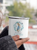 Star Editions Peter Rabbit and Me enamel mug 10oz, imported from the UK