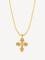 Hermina Athens King Neptune Anchor Chain Necklace Jewellery