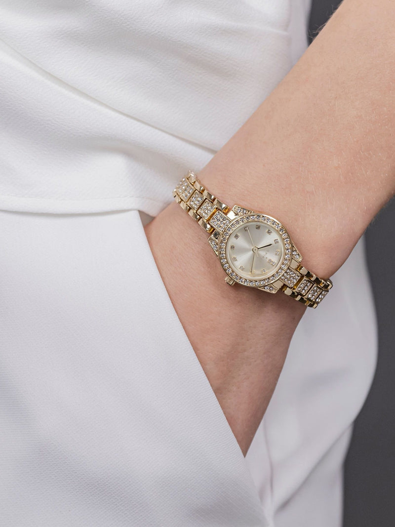 Spirit ladies pale crystal bracelet watch (British brand)