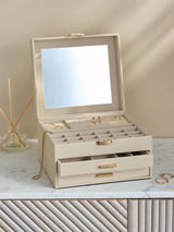 Faux Leather Jewellery Storage Box