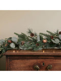 Lights4fun pre lit acorn Christmas garland 1.5m, UK version