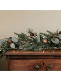 Lights4fun pre lit acorn Christmas garland 1.5m, UK version