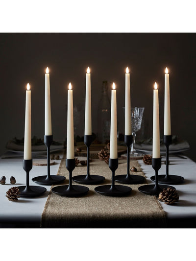 Lights4fun Ivory TruGlow® Remote Control LED Taper Candles