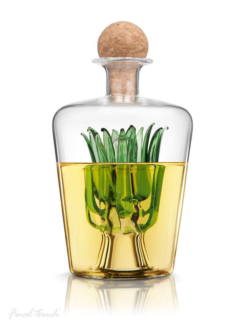 Jeray Agave Plant Inspired Tequilla Decanter