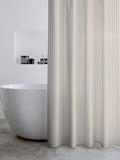 Catherine Lansfield Natural Timeless Stripe Shower Curtain 180x180 cm - British product