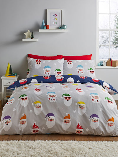 Catherine Lansfield Red Christmas Santa Spectacular Duvet Cover Set