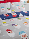 Catherine Lansfield Red Christmas Santa Spectacular Duvet Cover Set - British product
