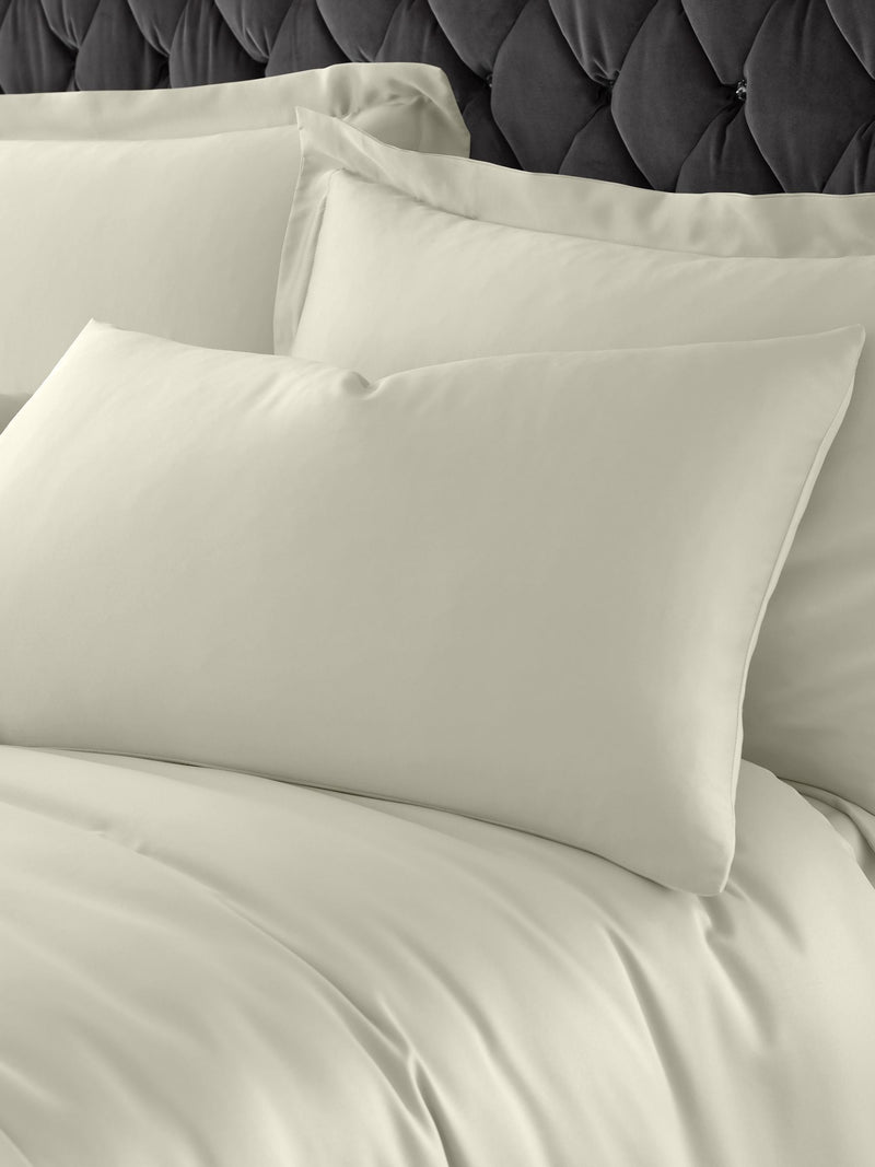 Catherine Lansfield Champagne Satin Duvet Cover Set - British product