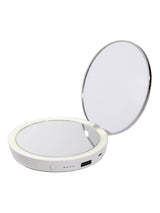 Stylpro Flip 'n' Charge Compact LED Mirror with Power Bank