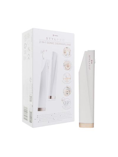 Stylpro 2-in-1 Light Up Sonic Dermaplane Facial Razor