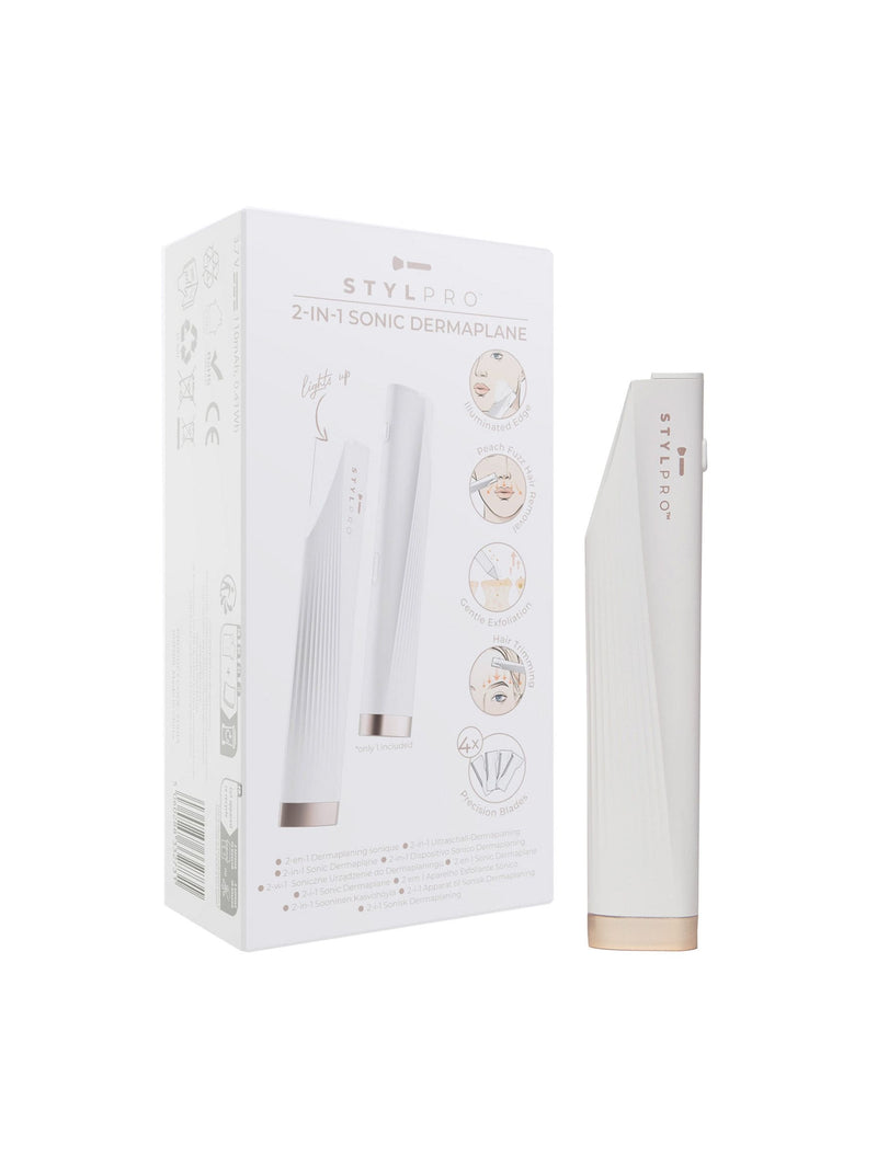 Stylpro sonic dermaplane facial razor (British brand)