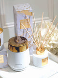 Stoneglow Cedarwood & Cypress Luna scented candle 220g (British brand)