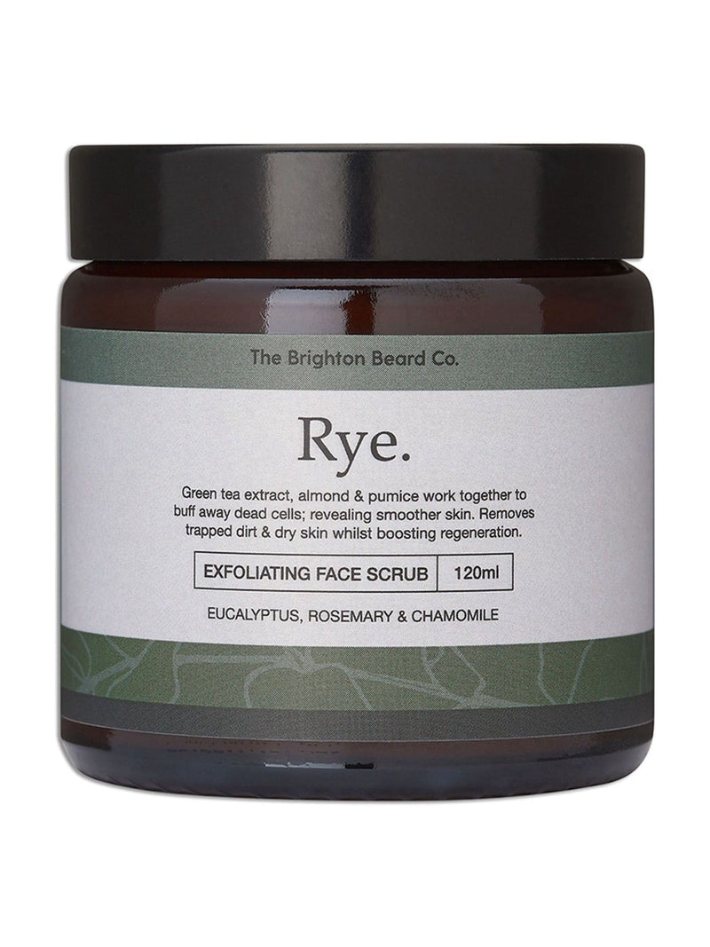 The Brighton Beard Co. Rye Exfoliating Face Scrub 120ml (British brand)