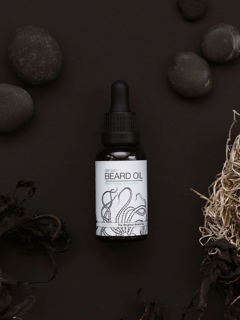 The Brighton Beard Co. Pepper and Grapefruit Beard Oil 30ml (British brand)