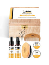 Mo Bros Wooden Signature Beard Grooming Collection Vanilla and Mango Beard Grooming Kit