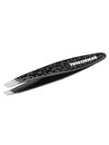 Tweezerman Black Leopard Mini Slant Tweezer (British brand)