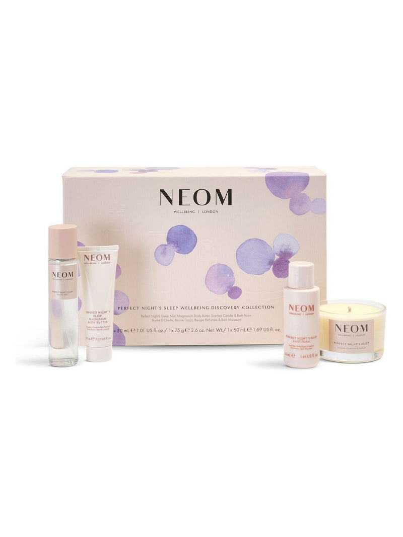 NEOM sleep wellbeing gift set, imported from the UK