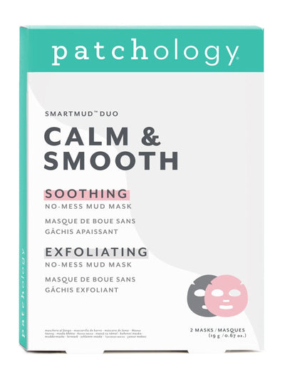 Patchology Smart Mud Duo Smooth + Calm Facial Mask