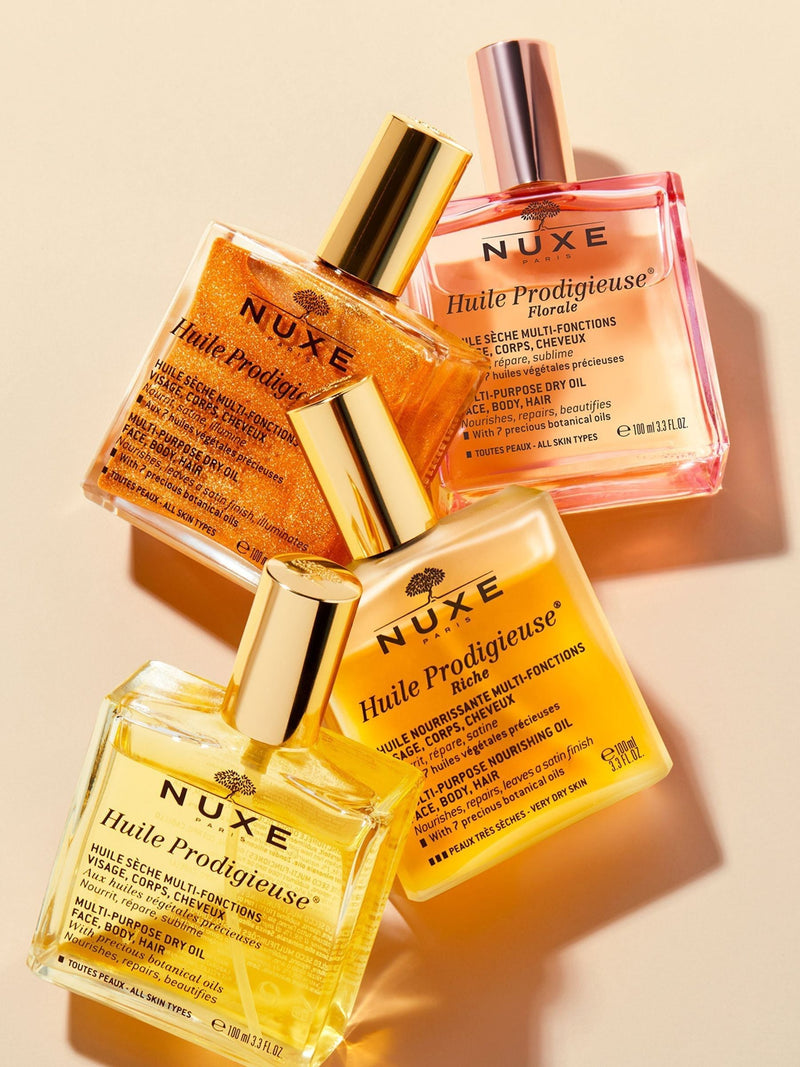 Nuxe multi-purpose dry oil Golden Shimmer 50ml, imported from the UK
