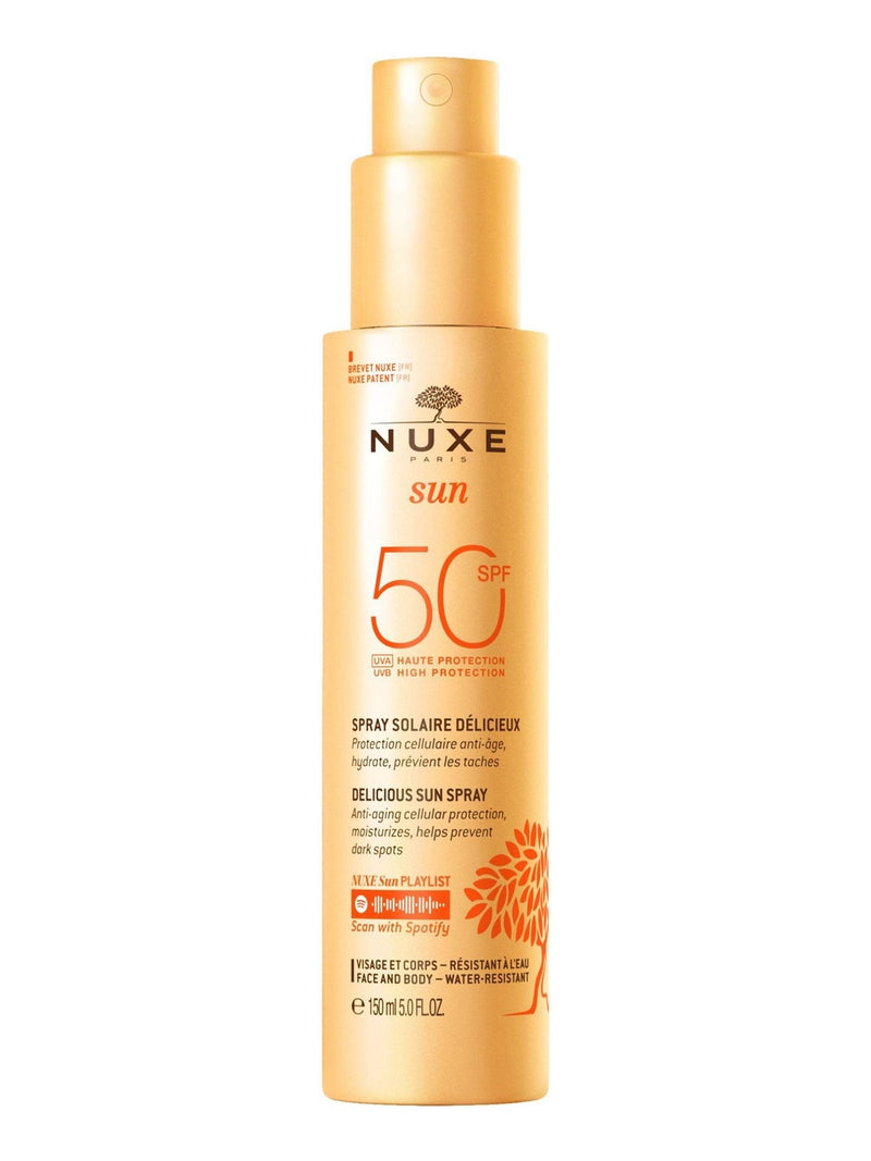 Nuxe SPF 50 Melting Spray Sun Cream 150ml, imported from the UK