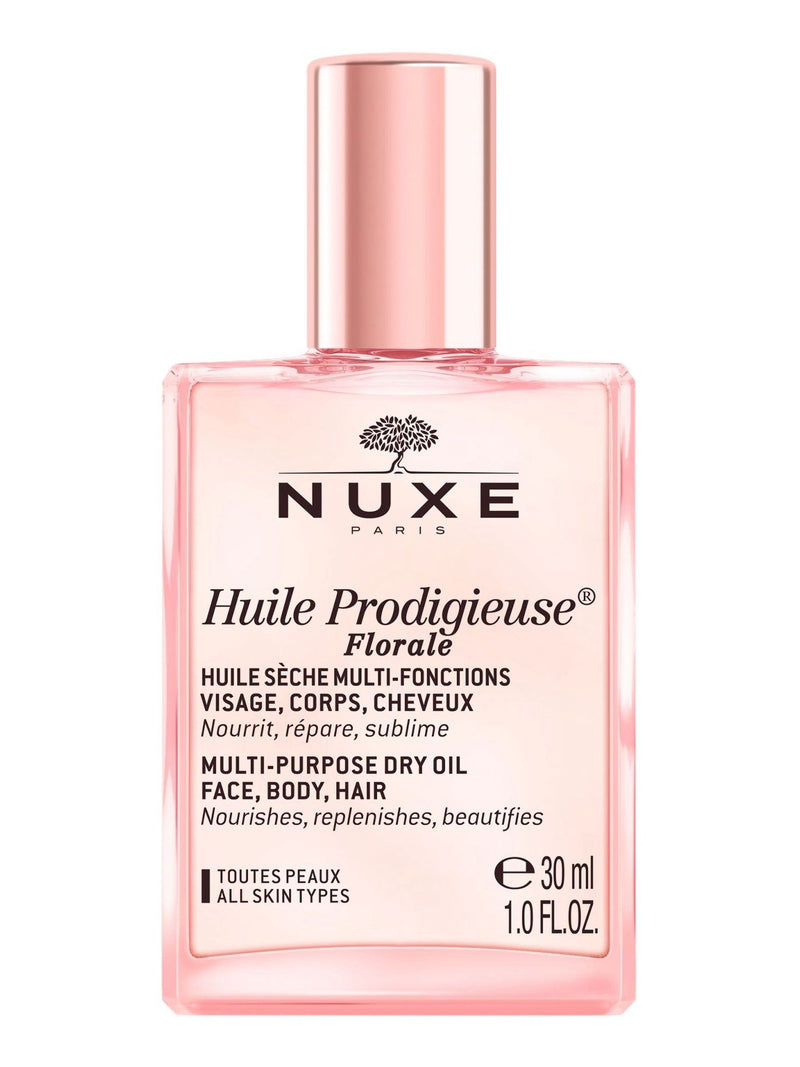Nuxe Huile Prodigieuse Florale multi-purpose dry oil travel size, imported from the UK