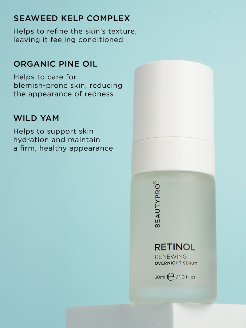 BeautyPro Retinol Anti-Ageing Overnight Serum 30ml - British product