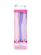 Brush Works Precision Eyebrow Disposable Razor Pack of 3