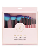 Spectrum Collections Pink Essential Makeup Brush Set 10 Piece Makeup Brushes