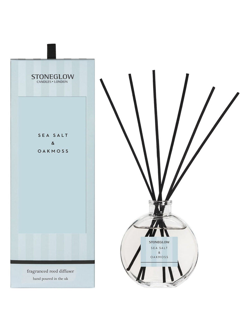 Stoneglow Sea Salt & Oakmoss reed diffuser 120ml (British brand)